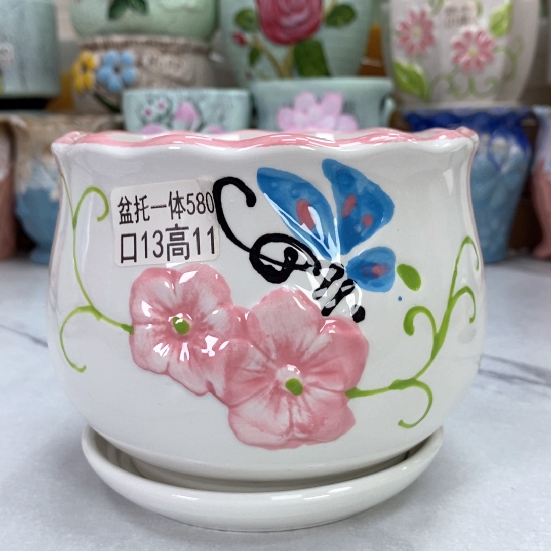 @夏西陶瓷花盆@@5580