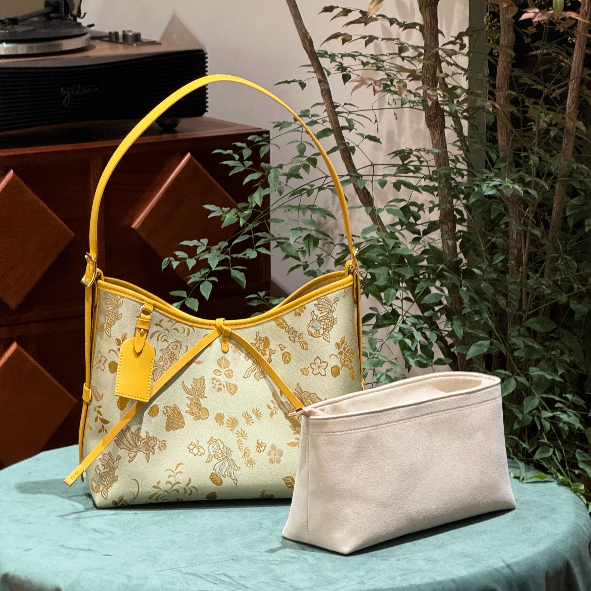 爆款！宋锦Carry all小号2.0版（带内袋）龙须包29*24*12cm 送礼必备