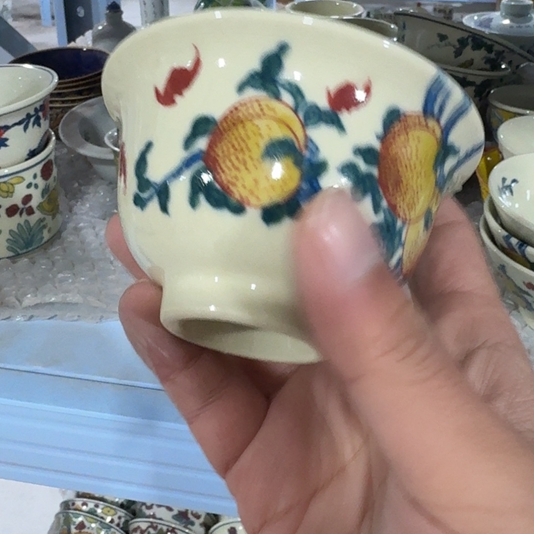 其他陶摆件和摆架两件两幅可小刀