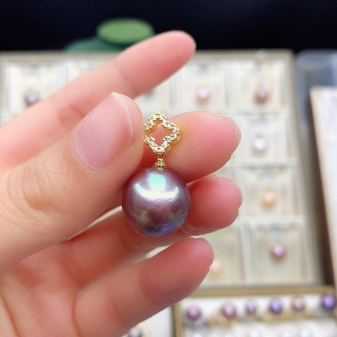 淡水珍珠颈饰合金