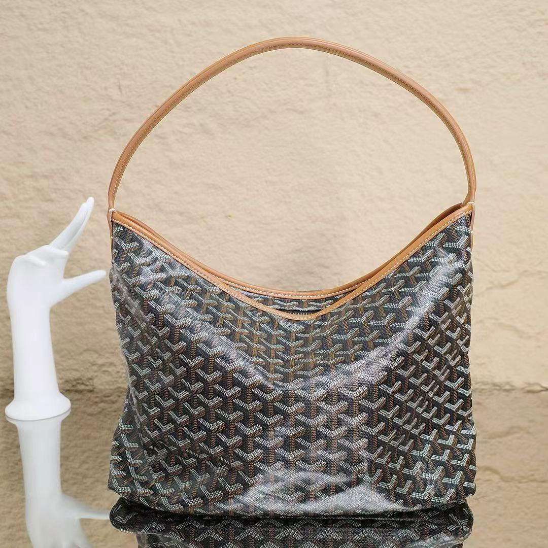 M.ZHOU.MO 「 中古老花hobo」 极简拉链款Hobo复古老花单肩女士包袋