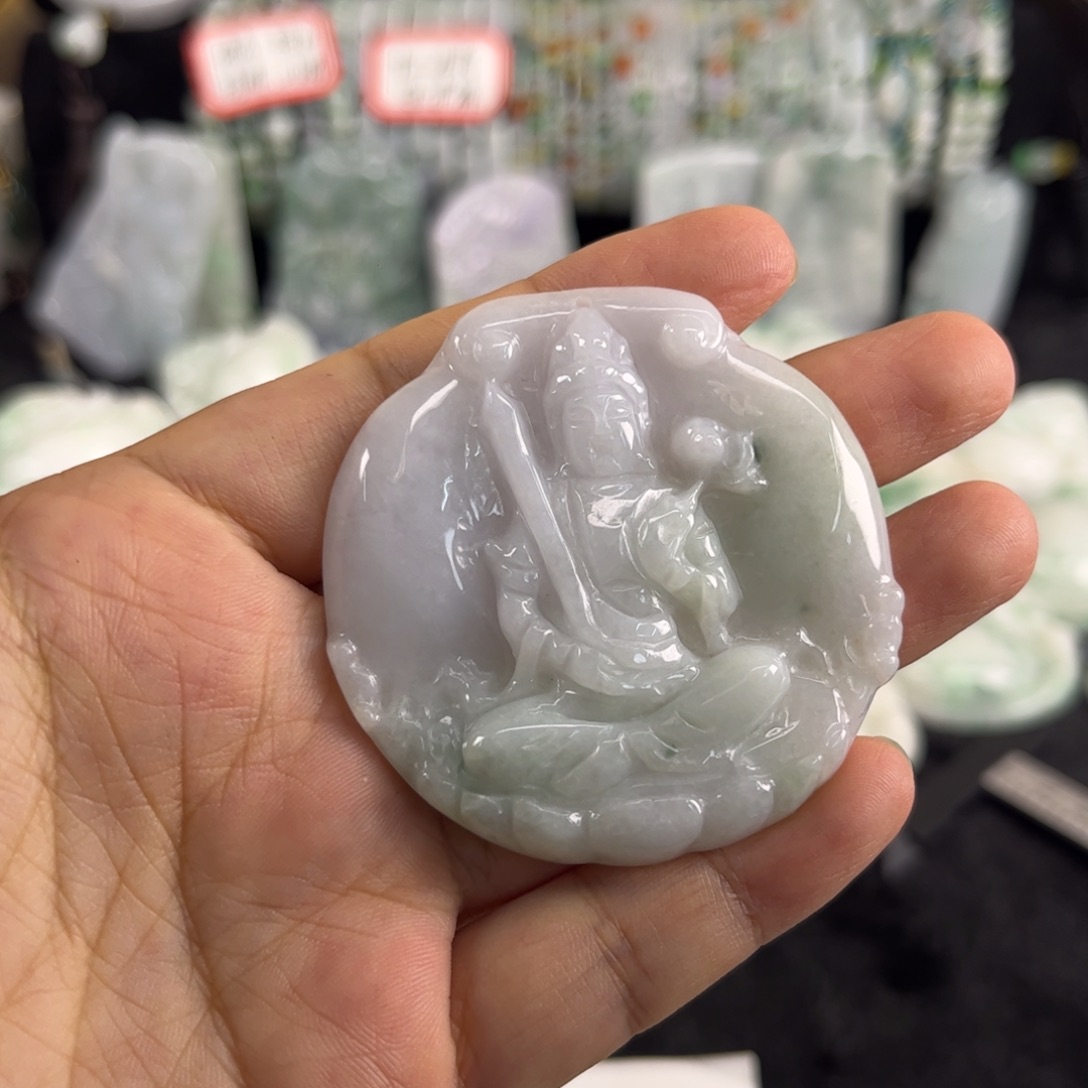 静***翡翠未镶嵌吊坠(不含链)