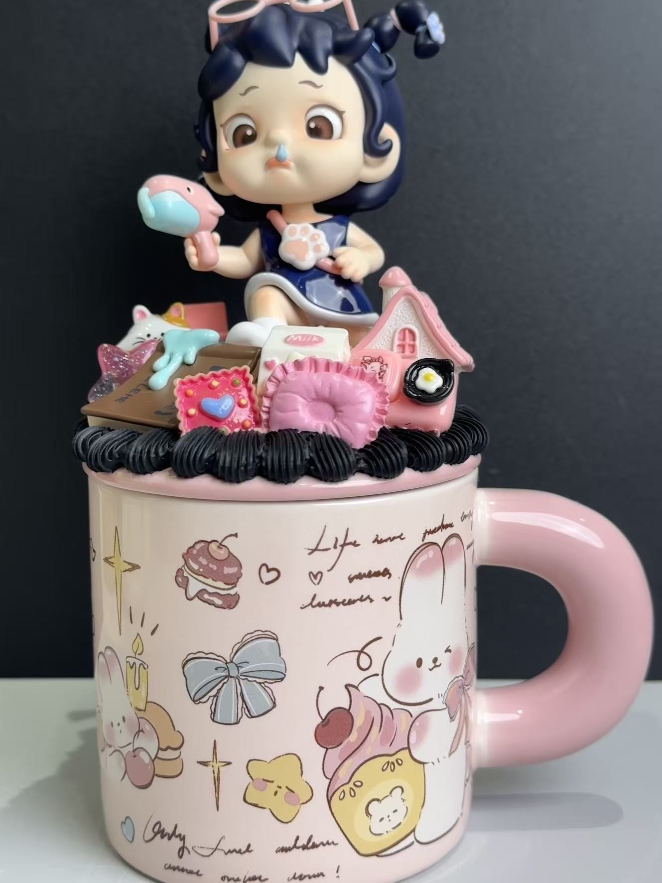 咪米酱创意手工奶油胶个性DIY饰品摆件