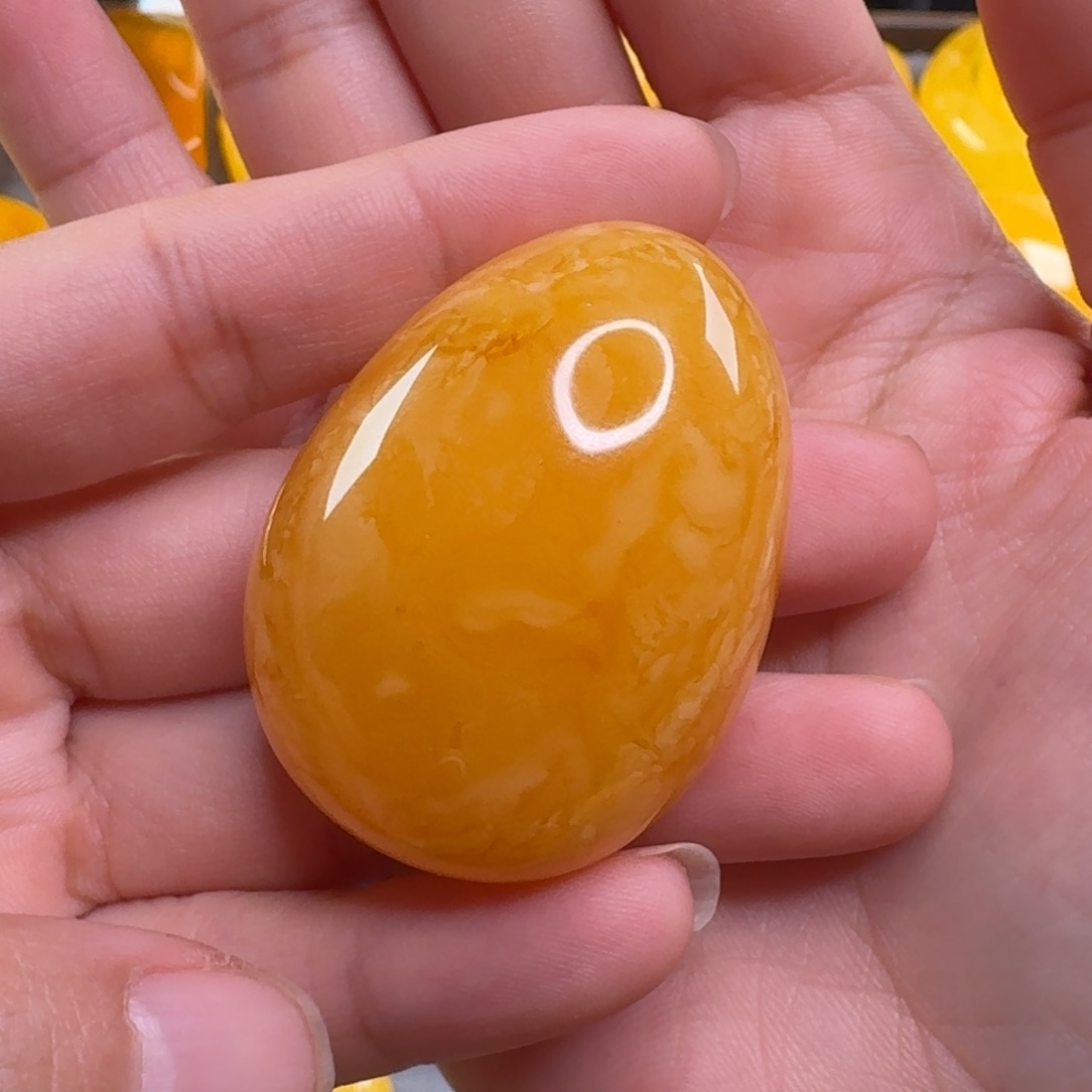 蜜蜡毛衣链未镶嵌