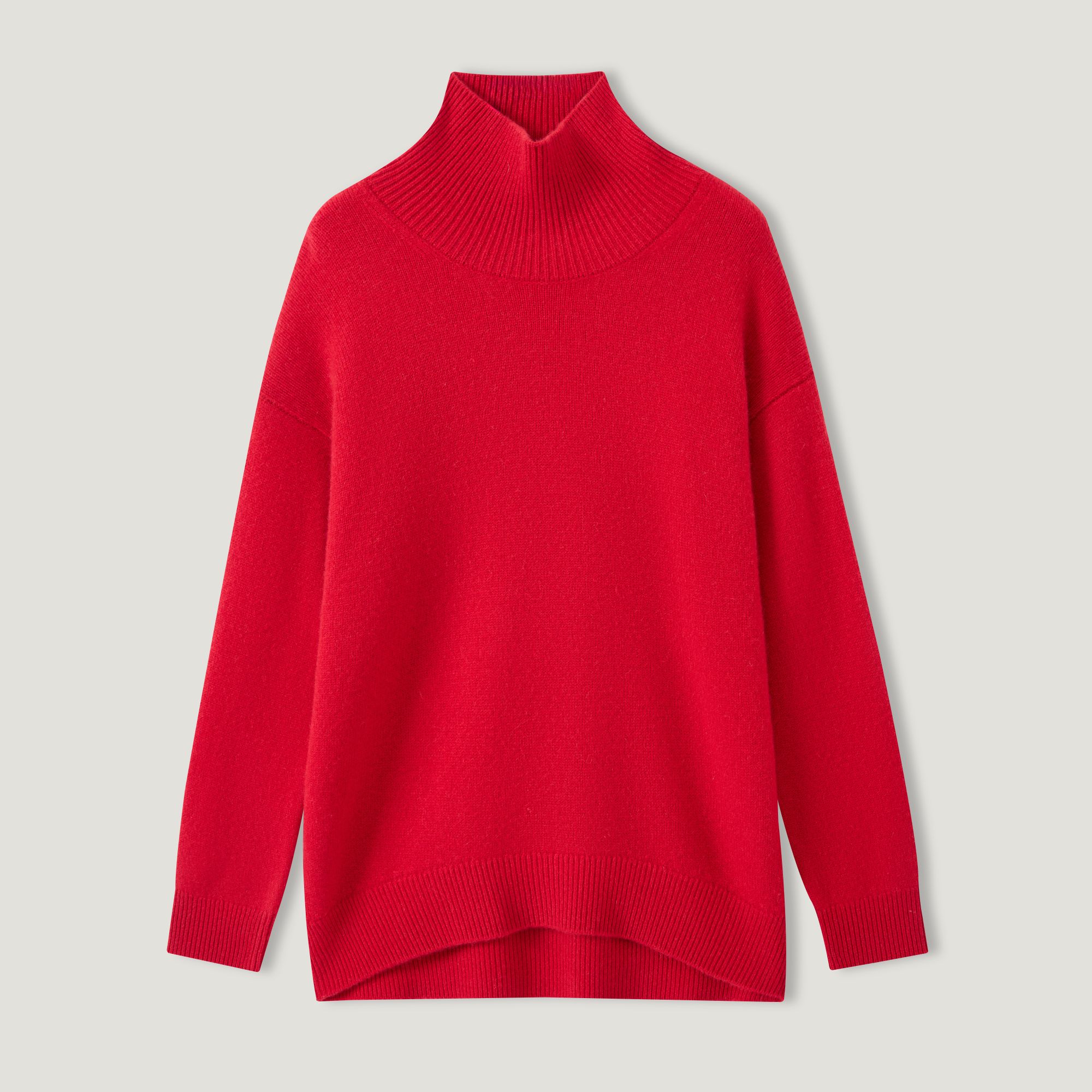 King Deer/鹿王秋冬针织半高领女式时尚休闲羊绒衫L805981