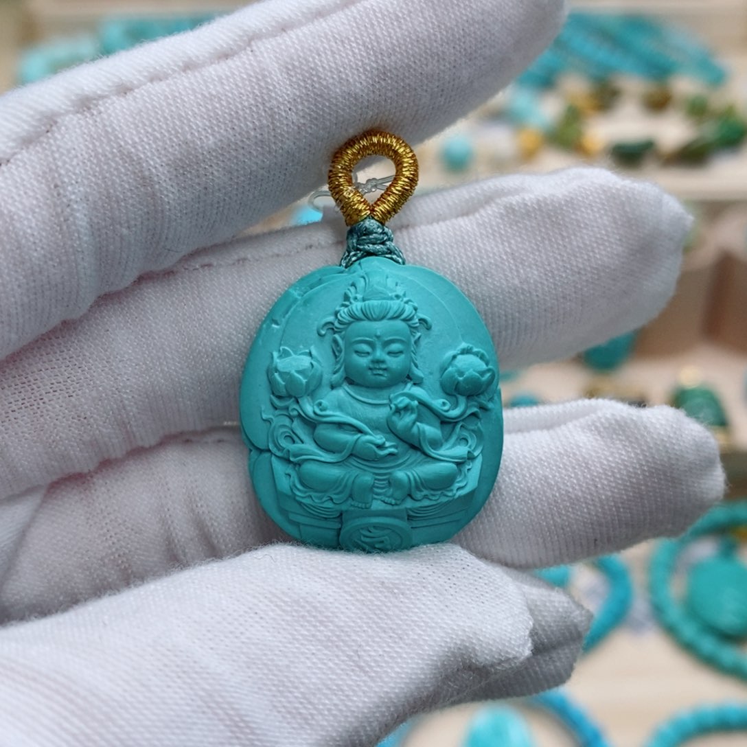 绿松石珠宝奇石未镶嵌