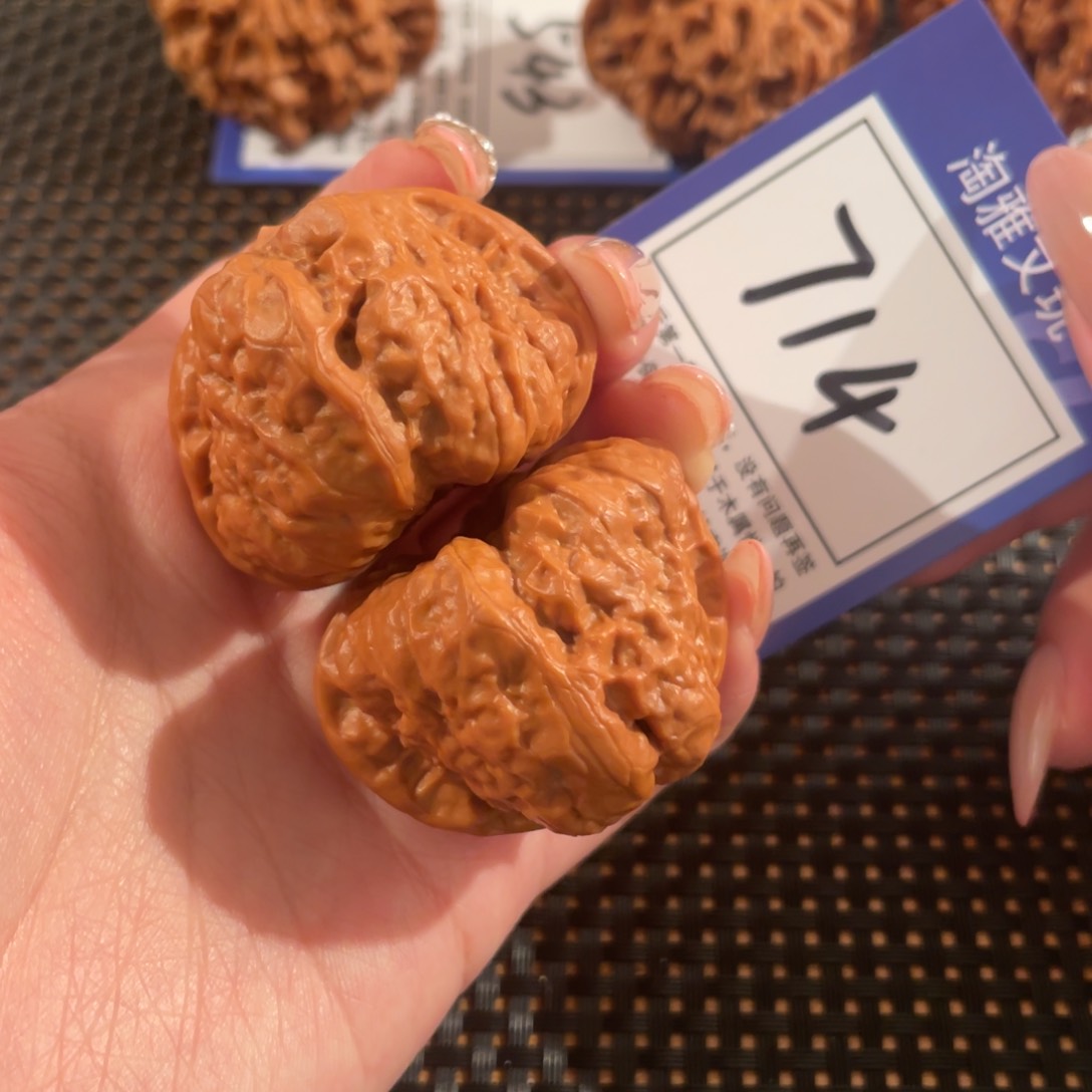文玩核桃把件714号41尺蛤蟆