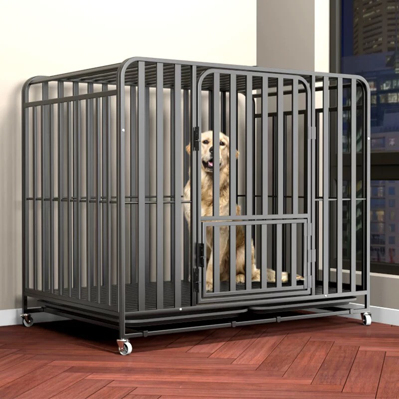 家用狗笼子带厕所适合小中大型犬室内使用