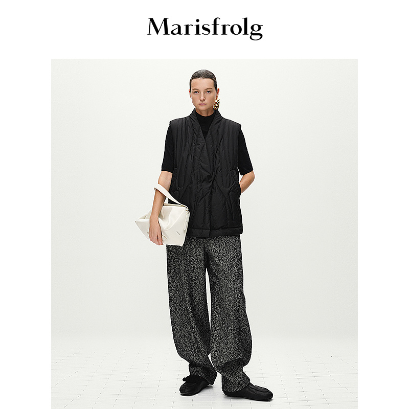 Marisfrolg玛丝菲尔新款秋冬时尚显瘦马甲A1EG4076Y