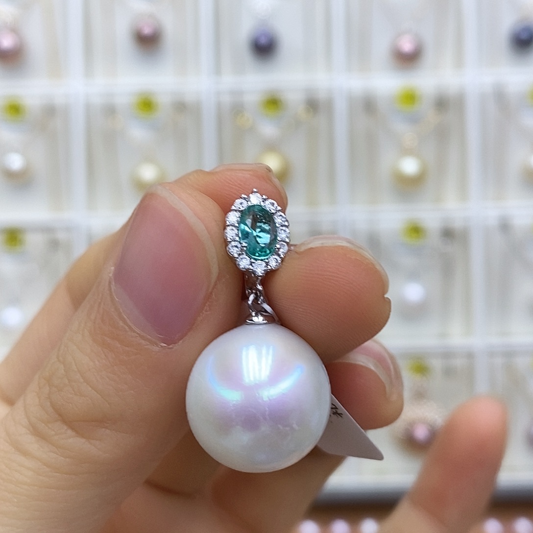 诗***语淡水珍珠未镶嵌吊坠(赠链)