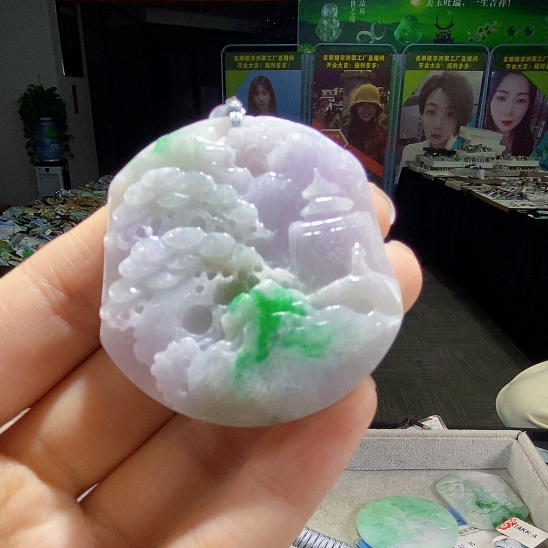 颈饰未镶嵌翡翠翡翠