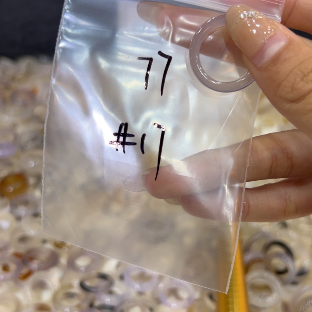 玛瑙/玉髓戒指合金77