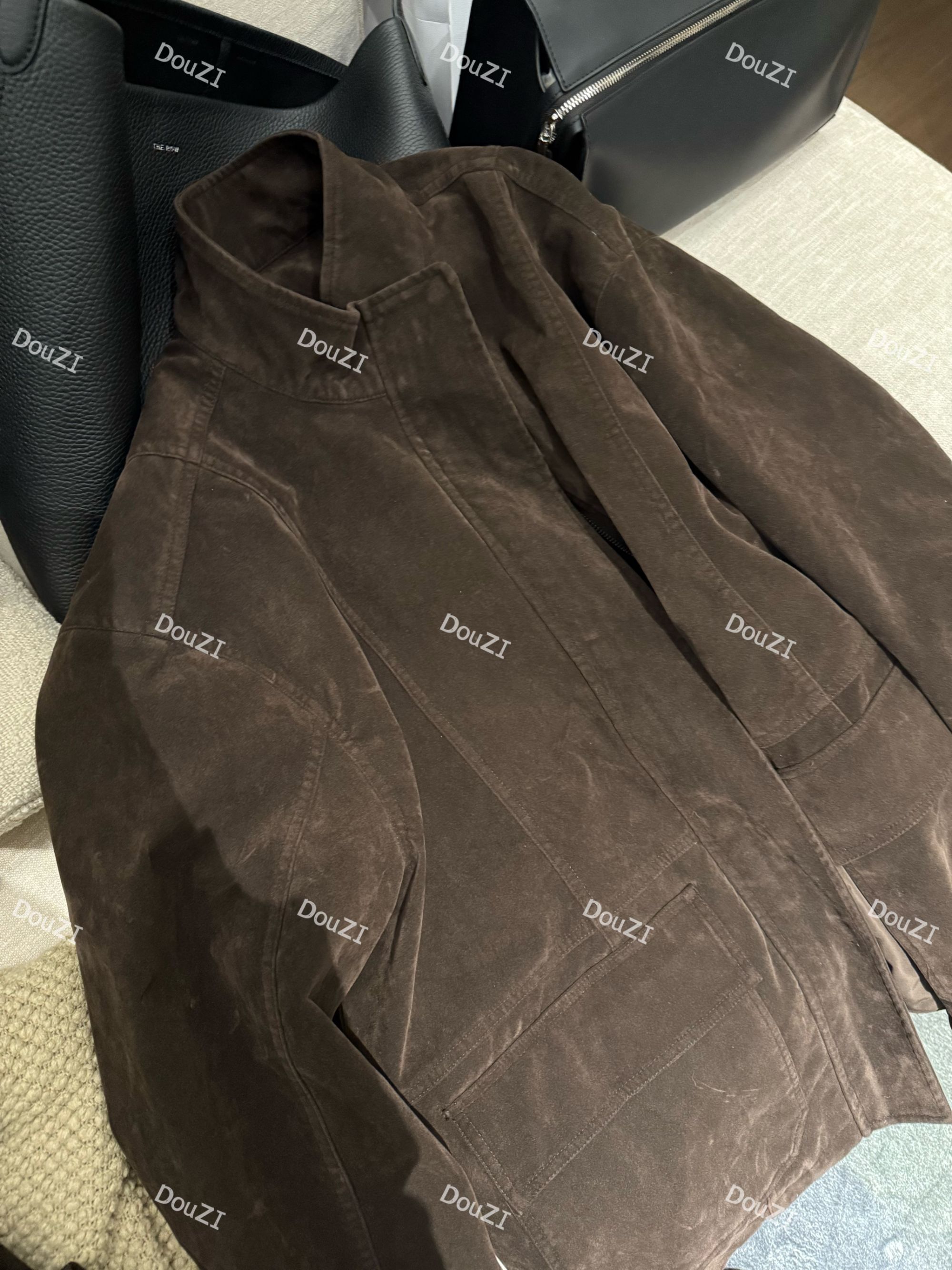 DouZI｜立领大口袋外套 简约休闲定制款