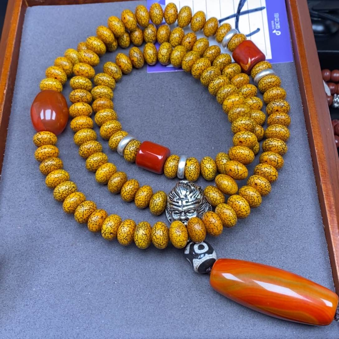 星月菩提吊坠老***炖星月