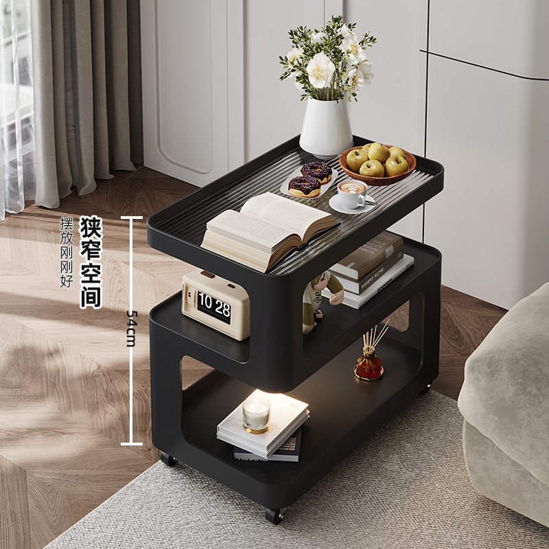 高级感沙发边几2025新款客厅可移动茶几小桌子小推车床头柜茶边几