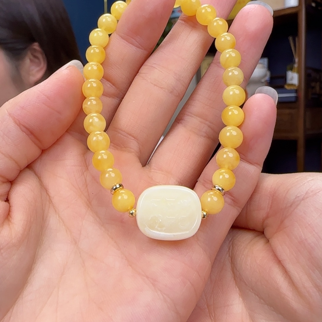 蜜蜡手链未镶嵌1111111111111