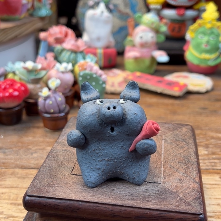 摆件陶小镇青花明天有新品