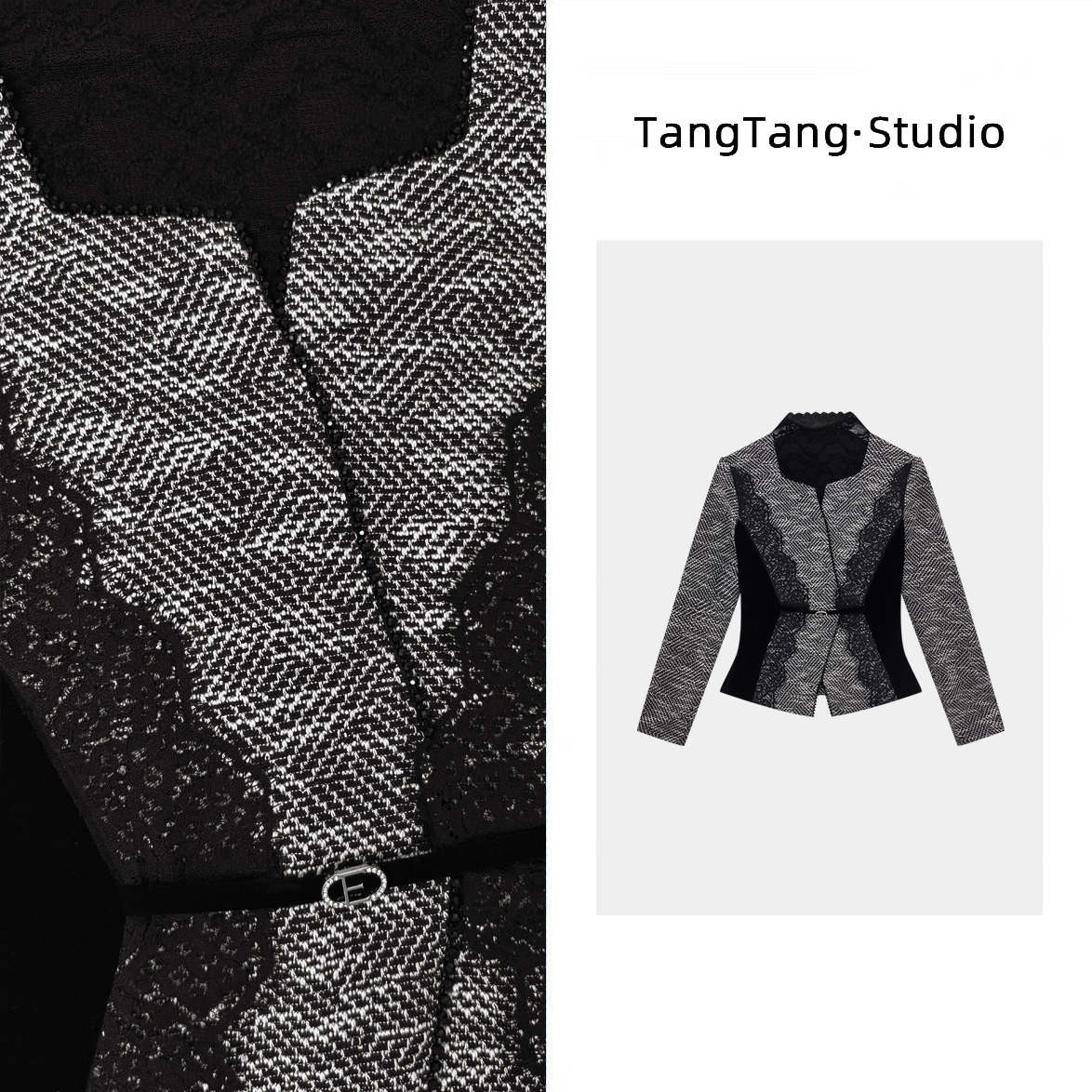 【TangTang·Studio】魅影上衣高级气质女装气质卫衣上衣-115200