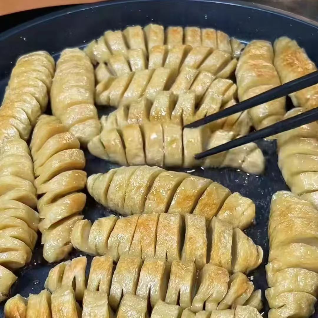 烤面筋半成品纯手工面筋串批发烧烤凉拌面筋新鲜面筋整箱冷冻