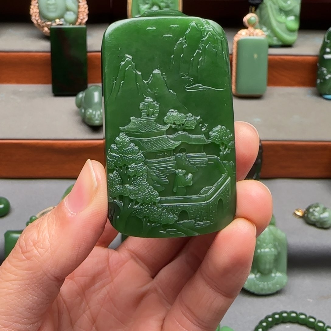 未镶嵌和田玉挂件