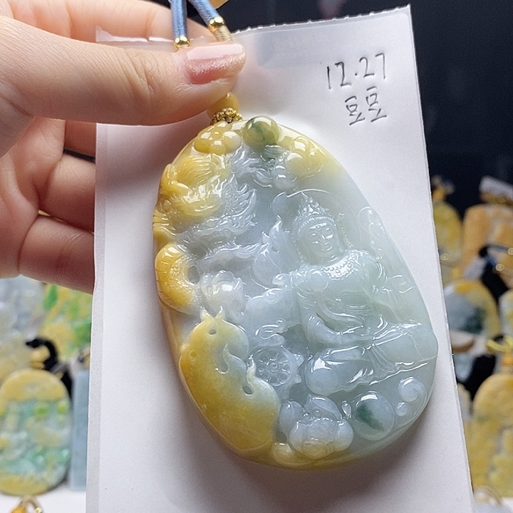 颈饰未镶嵌翡翠姜*仙