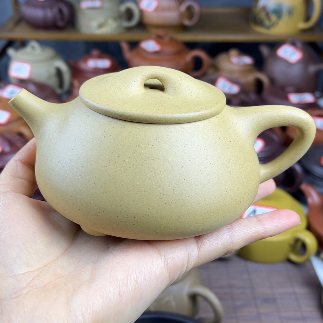 紫砂茶壶宜兴紫砂壶微瑕花泥盖嗑