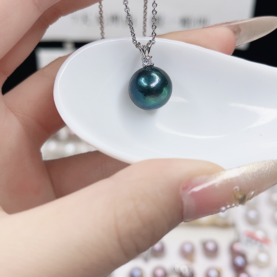 淡水珍珠吊坠(赠链)合金