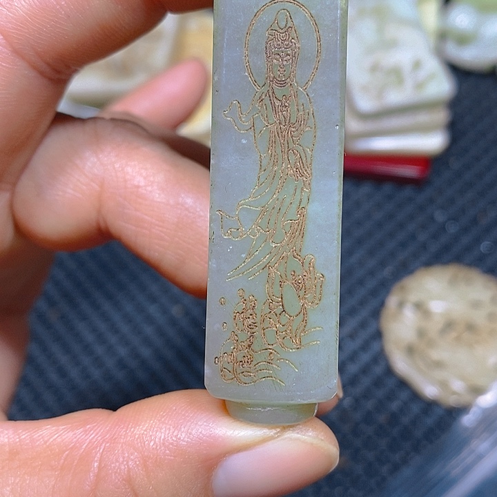 吊坠白玉菩提精选