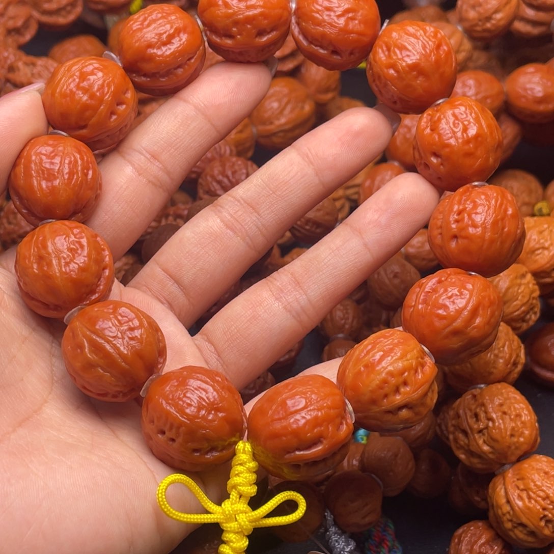 文玩核桃手串骡小柿子