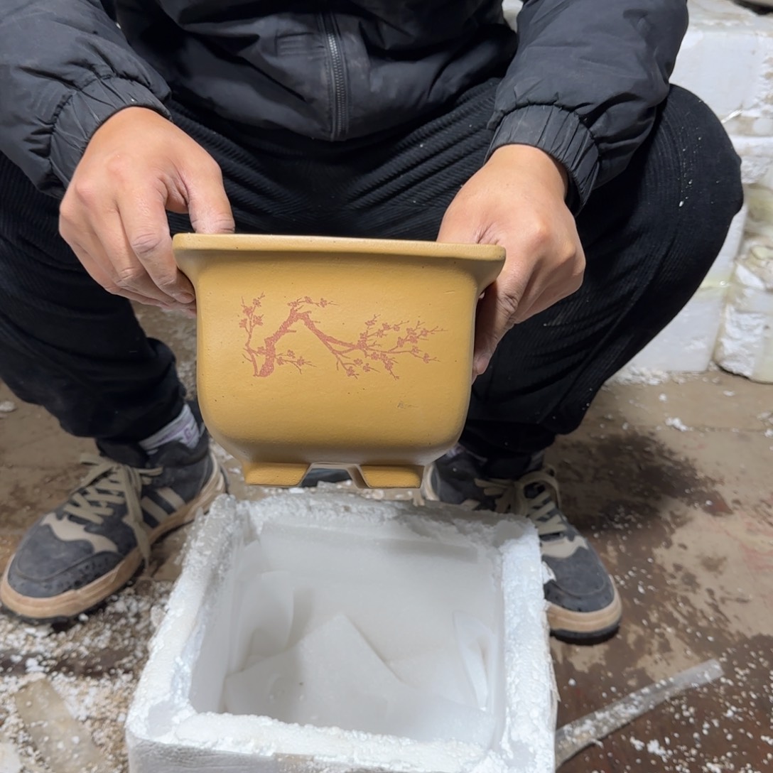 紫砂花盆口径18.13口径