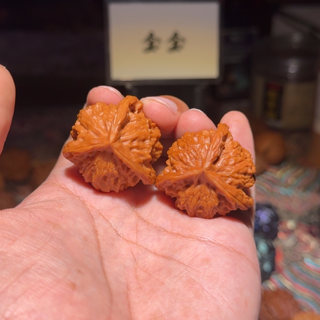 把件文玩核桃1692盘山，尺寸37。41