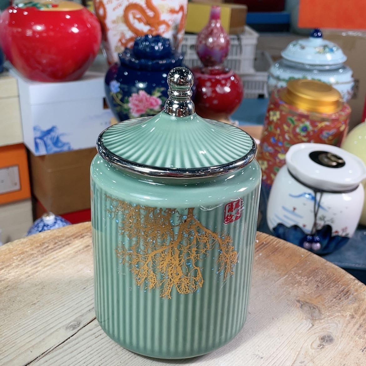【闪购商品】罐陶瓷茶叶罐密封罐