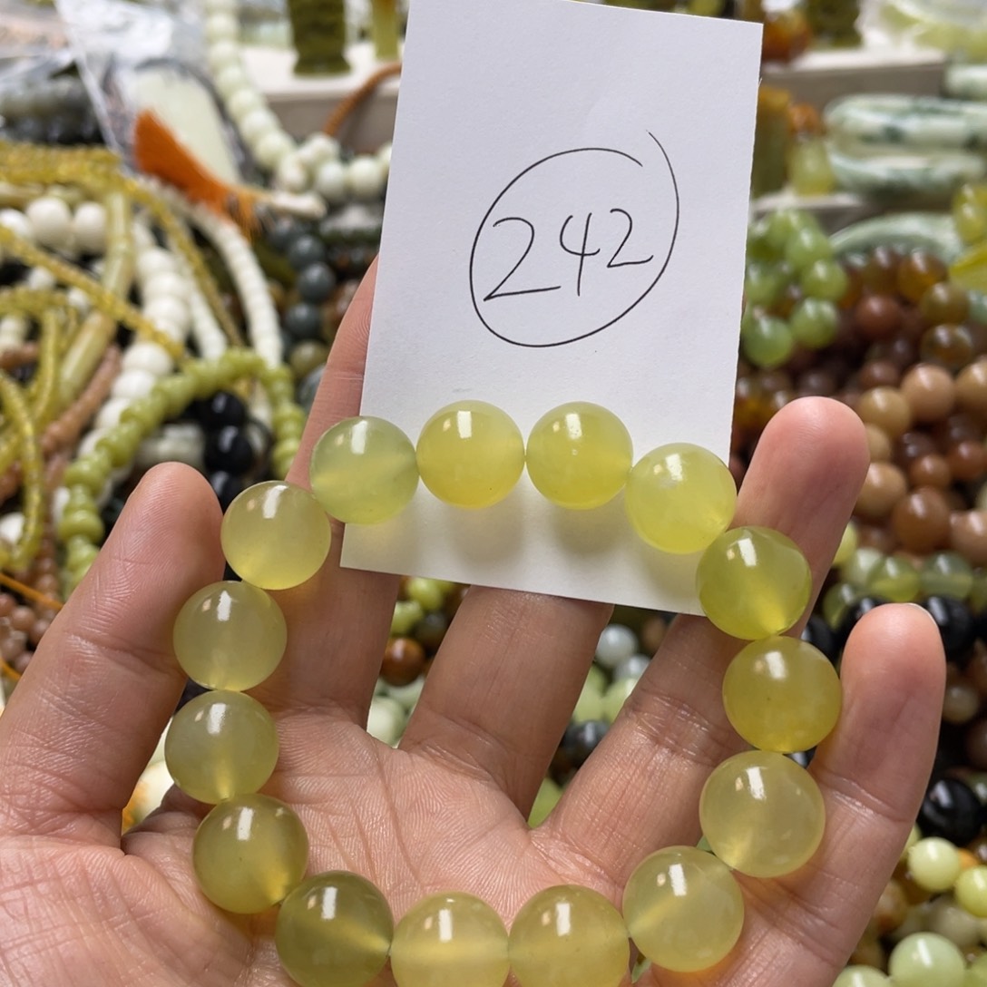 蛇纹石玉手链未镶嵌x**n