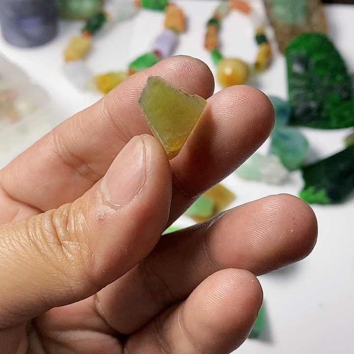 翡翠散珠天然翡翠A货