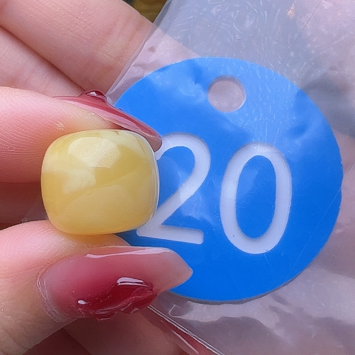 蜜蜡裸石未镶嵌14mm 老型