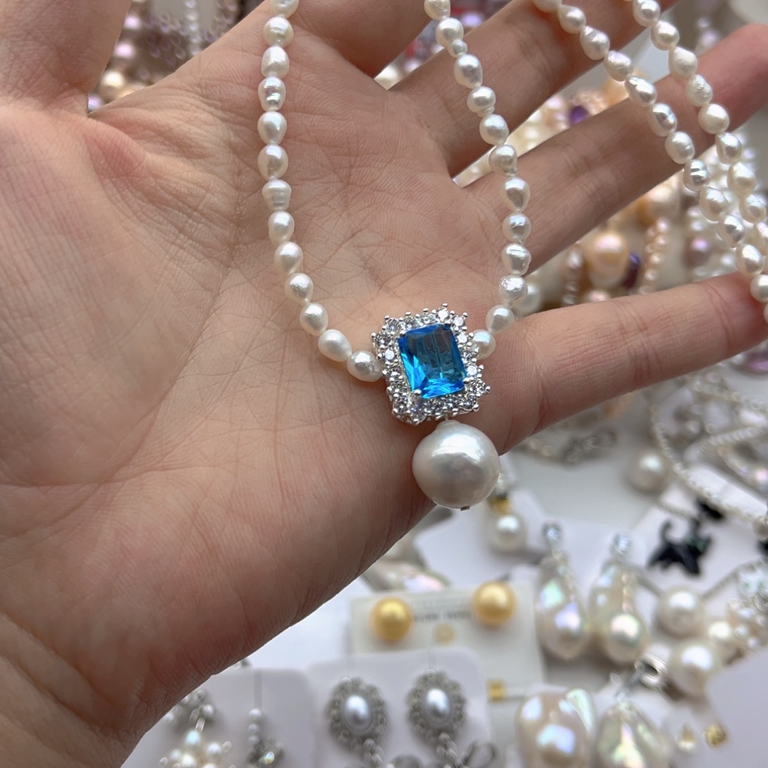 淡水珍珠未镶嵌颈饰