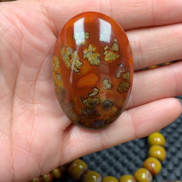 未镶嵌牌子玛瑙/玉髓眼**梅