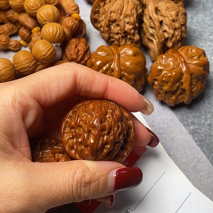 福***福吊坠文玩核桃磨盘