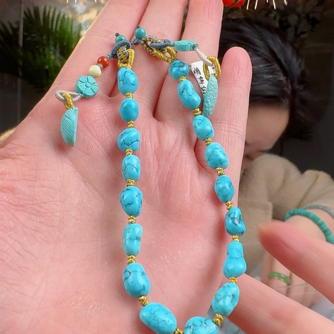 绿松石珠宝奇石未镶嵌