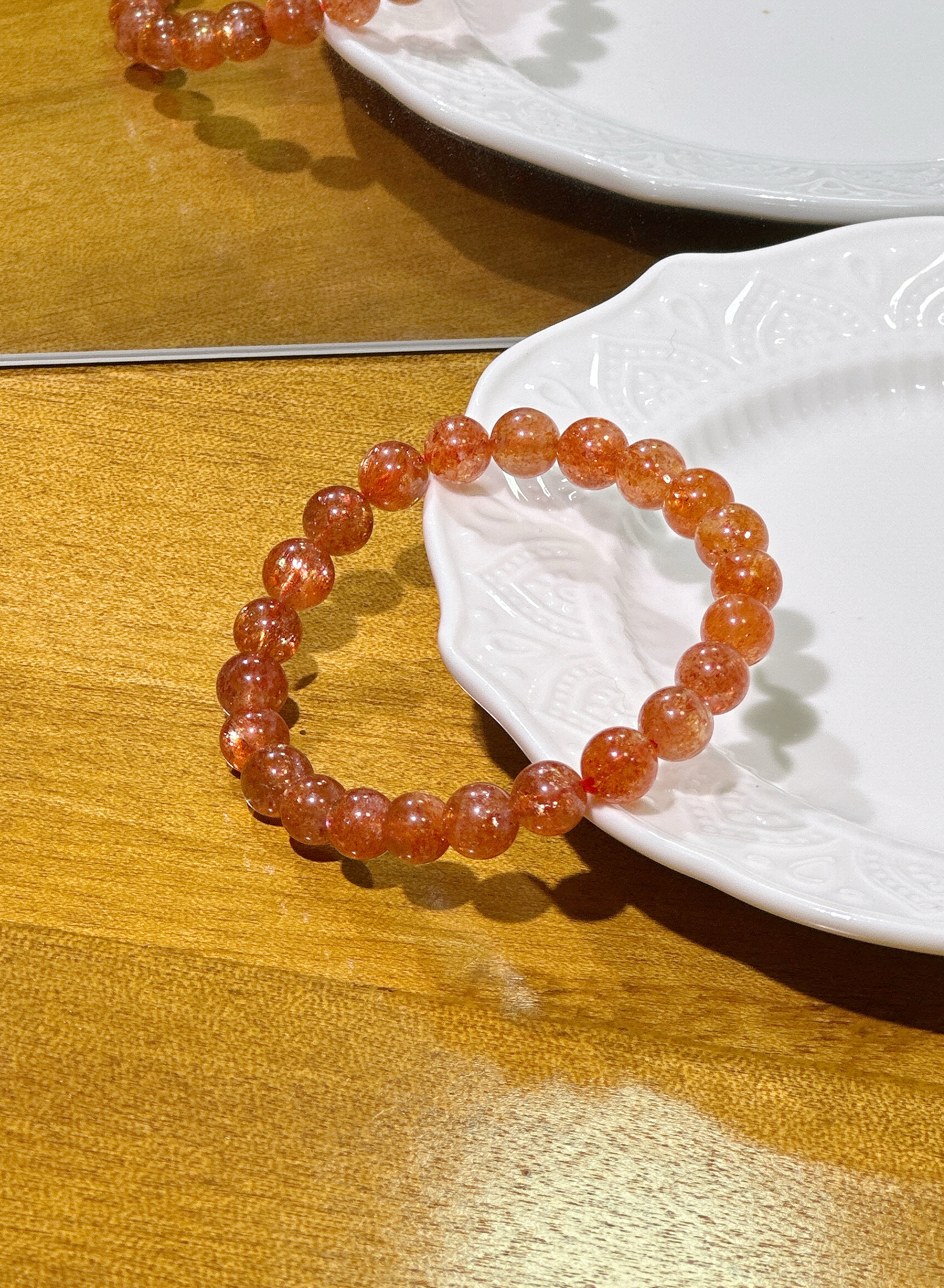 高货金太阳水晶手串