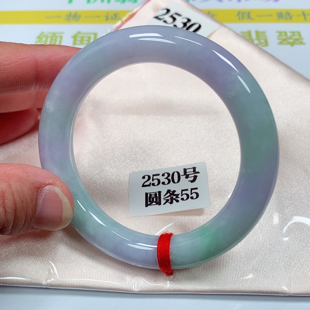 【闪购商品】翡翠手镯未镶嵌哪*  2530号