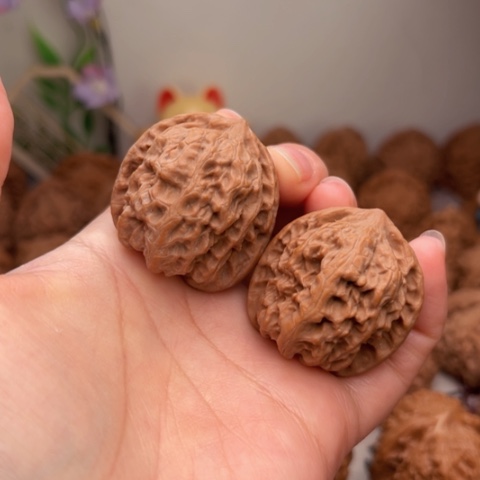 吊坠文玩核桃野狼手捻