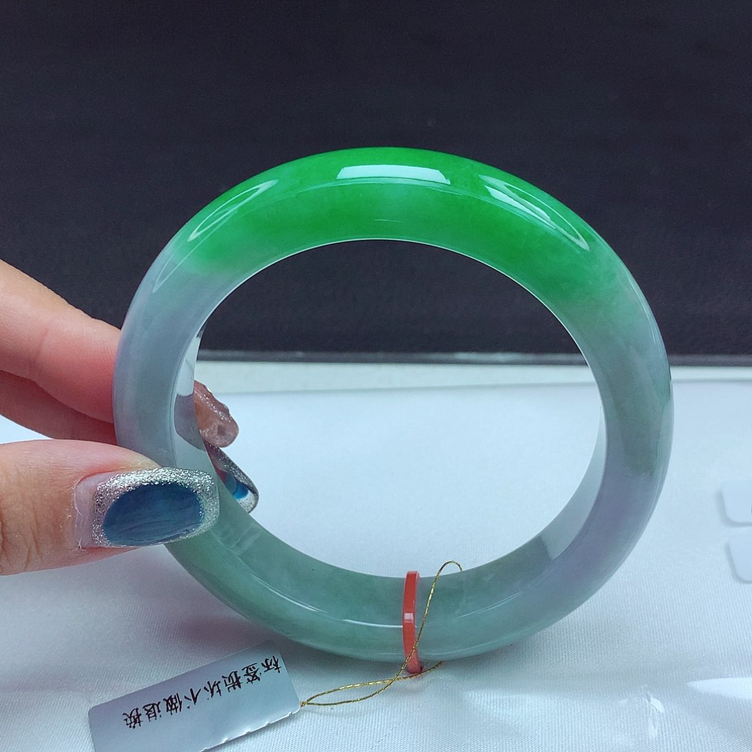 未镶嵌手镯翡翠60圈054