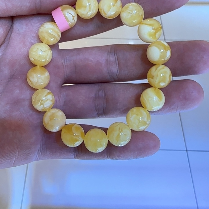 手链琥珀未镶嵌蜜蜡