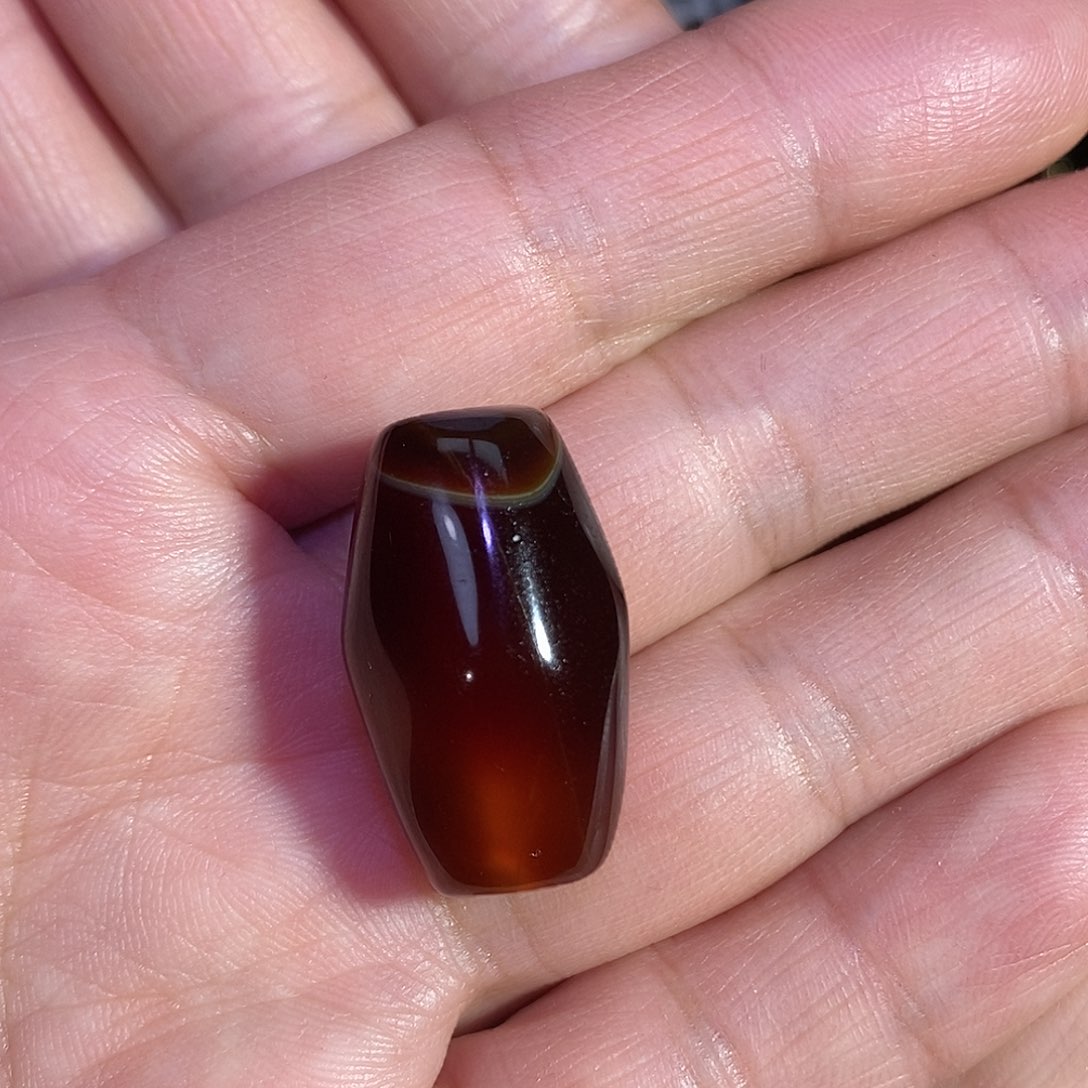 玛瑙/玉髓单珠未镶嵌