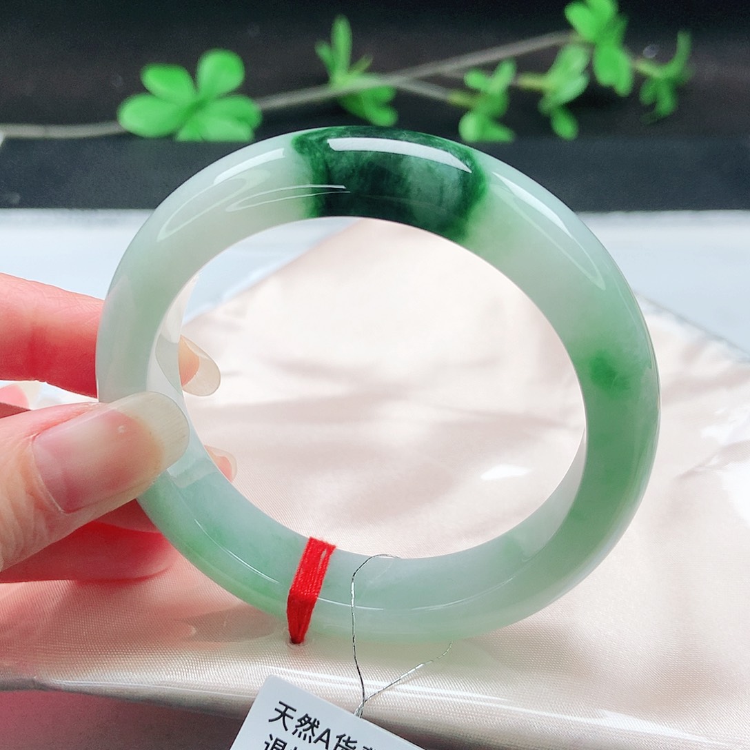 未镶嵌手镯翡翠56圈