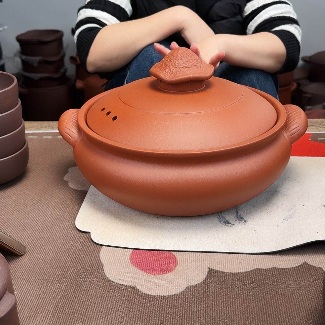 紫砂砂锅5升正品无暇