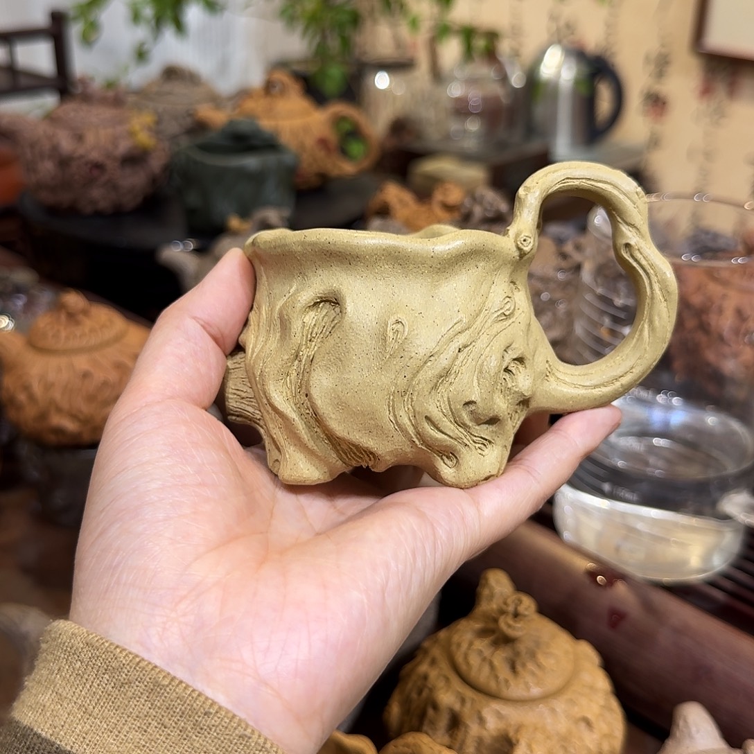 紫砂茶壶本绿供春