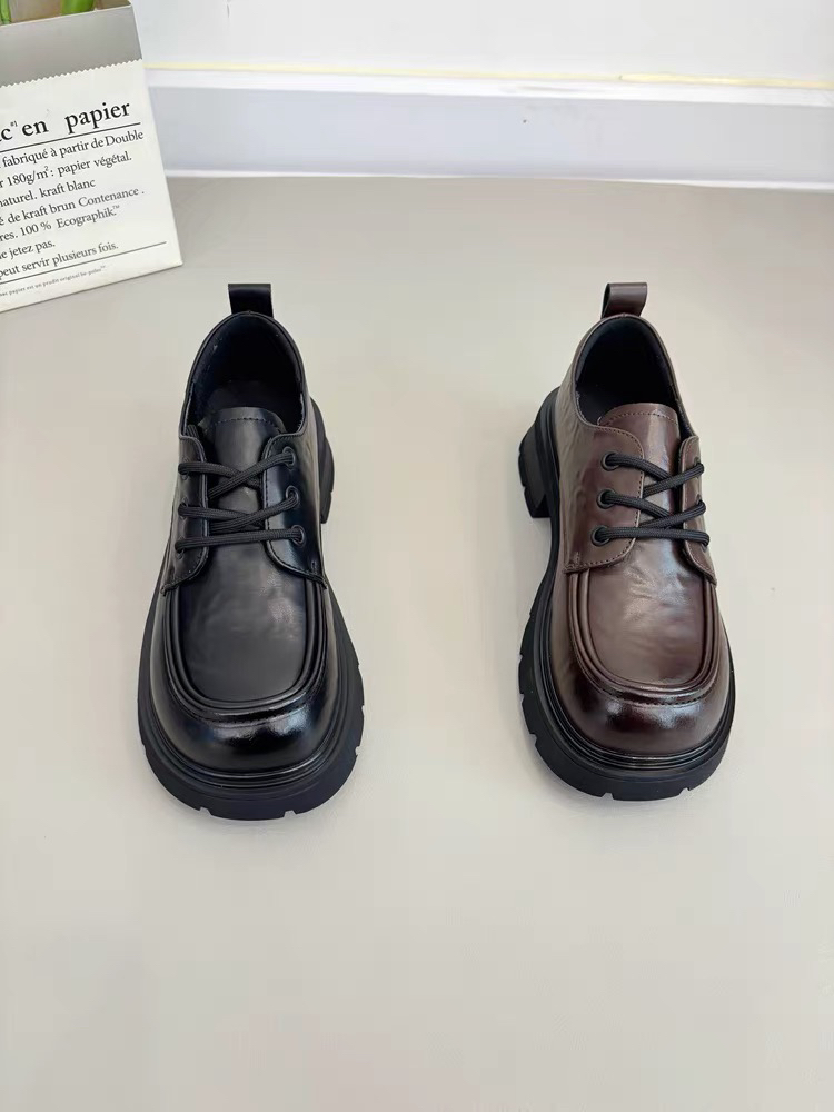 【鞋爱】1039-1厚底乐福女春季新款