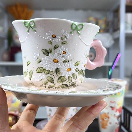 手绘高温釉下彩陶瓷